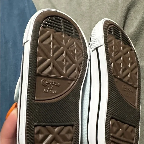 Converse Light Blue One Strap Heart Sneakers size 6 toddlers New in Box - Picture 4 of 6